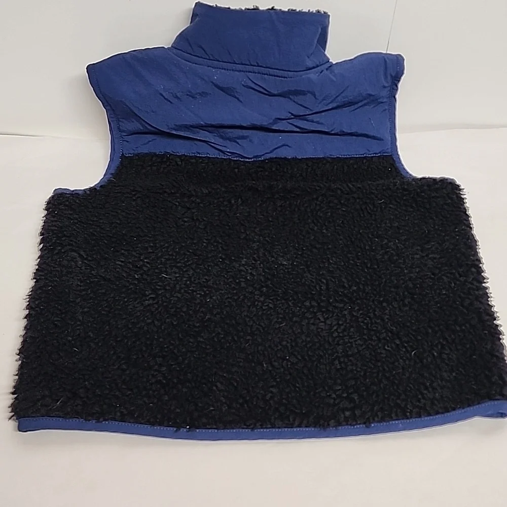 J. Crew Blue & Black Kids Size 7 Warm Comfortabke Winter Vest
